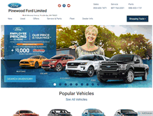 Tablet Screenshot of pinewoodford.com